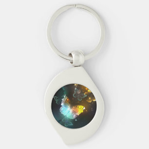 Porte-clés Papillon lumineux et papillons de nuit