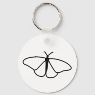 Porte-clés Papillon monarque