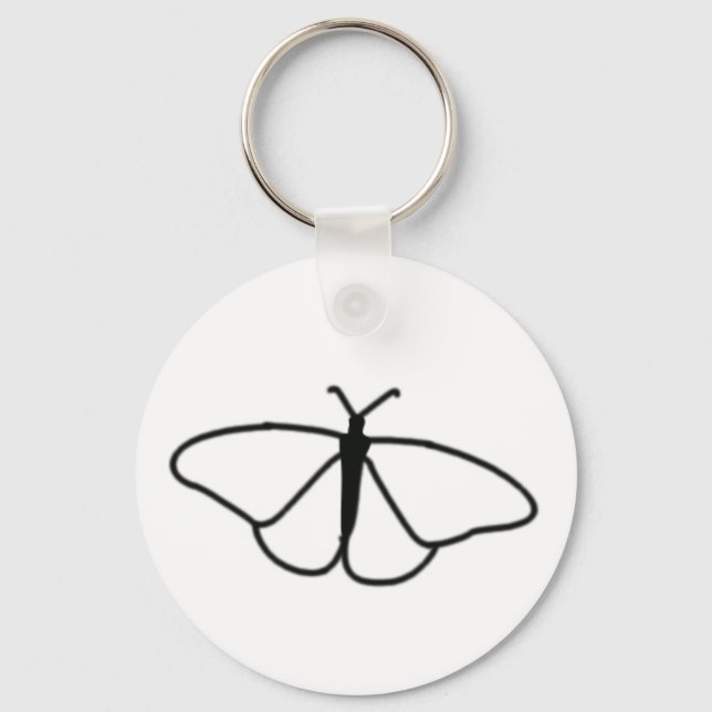Porte-clés Papillon monarque (Recto)