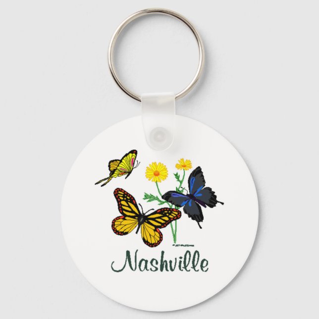 Porte-clés Papillons de Nashville (Recto)