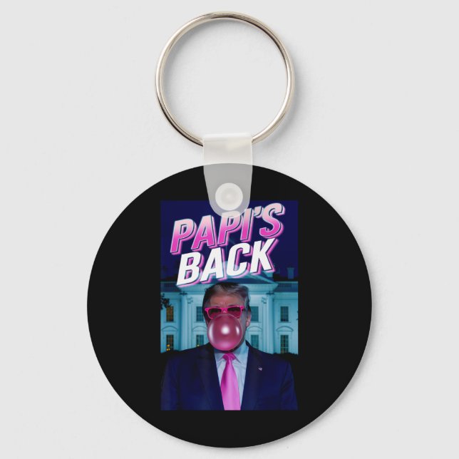 Porte-clés Papi's Ck Donald Trump Daddys Home Blowbbleg (Recto)
