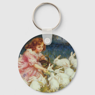 Porte-clés Pâques Animaux Mignons Vintage