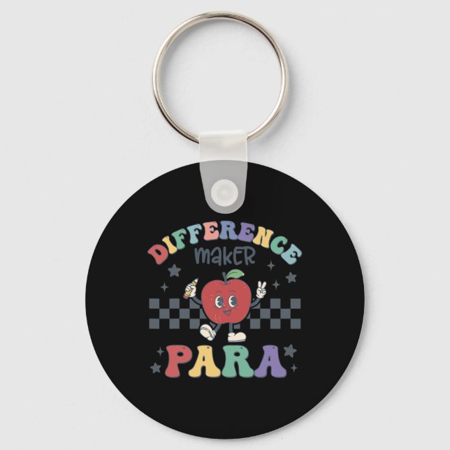 Porte-clés Para enseignant Paraprofessionnel de l'artisan de  (Recto)