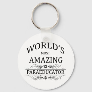 Porte-clés Paraeducator le plus extraordinaire du monde