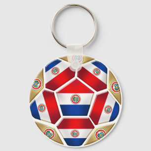 Porte-clés Paraguay ball 2010 2014 soccer ball gifts