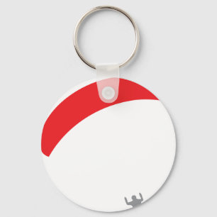 Porte-clés parapente rouge - parapente
