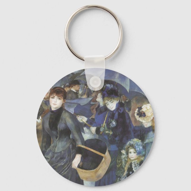 Porte-clés Parapluies de Pierre Renoir, Impressionnisme Vinta (Recto)