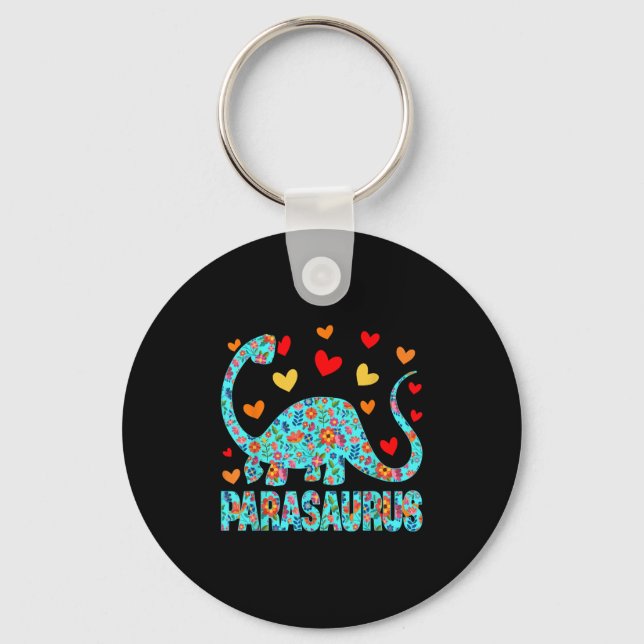 Porte-clés Parasaurus Paraprofessional Paraeducator Dinosaur  (Recto)