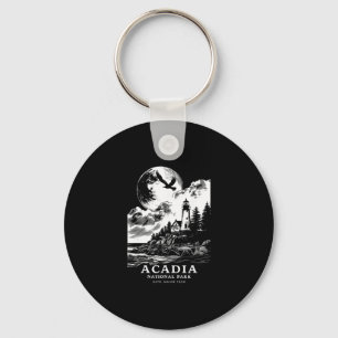 Porte-clés Parc national d'Acadia Maine Souvenir de vacances