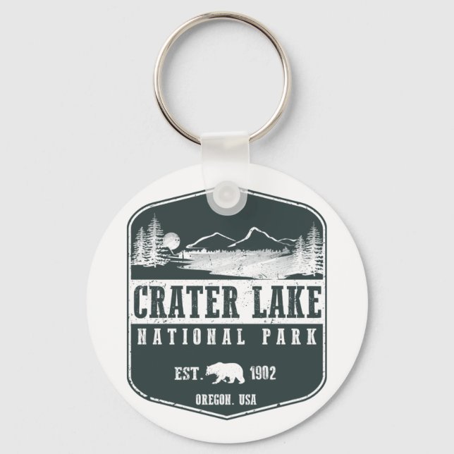 Porte-clés Parc national de Crater Lake (Recto)