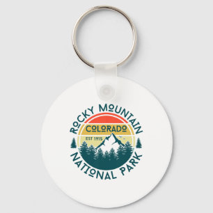 Porte-clés Parc national de Rocky Mountain Colorado Nature Ra