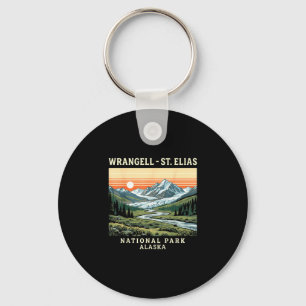 Porte-clés Parc national de Wrangell-St Elias en Alaska vinta
