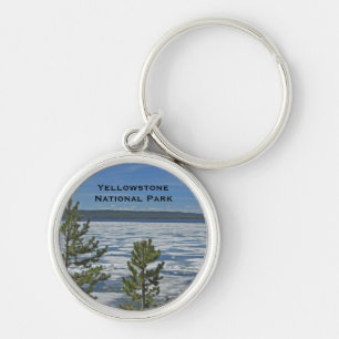 Porte-clés Parc national de Yellowstone Lac gelé Photo Nature
