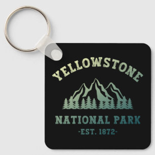 Porte-clés Parc national de Yellowstone Randonnée rayonnant C