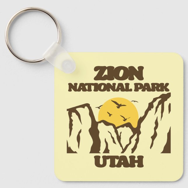 Porte-clés Parc national de Zion (Recto)