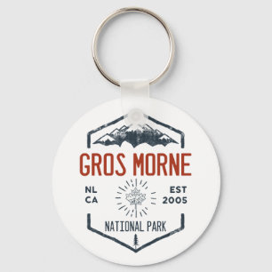 Porte-clés Parc national du Canada du Gros-Morne Vintage en d
