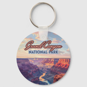 Porte-clés Parc national du Grand Canyon Arizona Retro