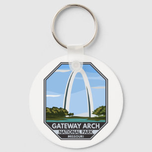 Porte-clés Parc national Gateway Arch Missouri
