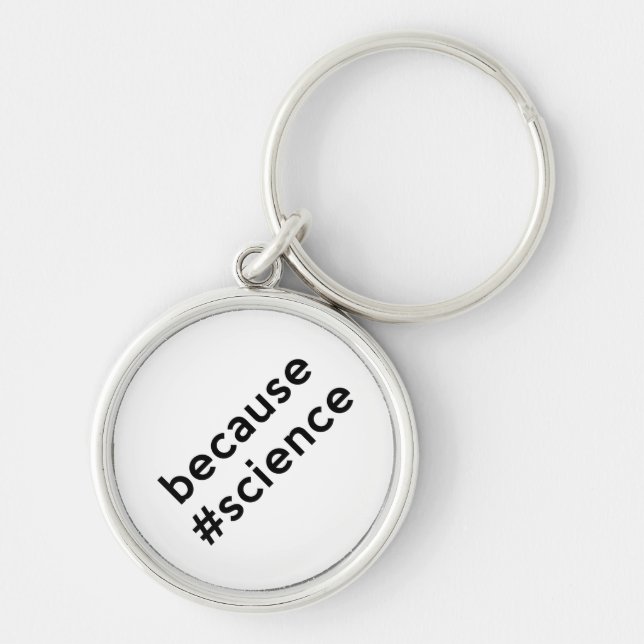 Porte-clés Parce que la science (Devant)