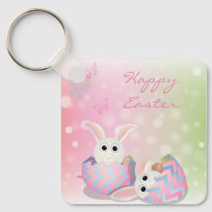 Porte-clés Parfait, Cool Joyeux Pâques, Joyeux Lapin
