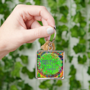 Porte-clés Parfaitement Imparfait Amusement Floral Green Insp