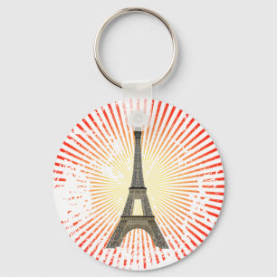 Porte-clés Paris: Eiffel Tower: Vector Drawing: Keychain