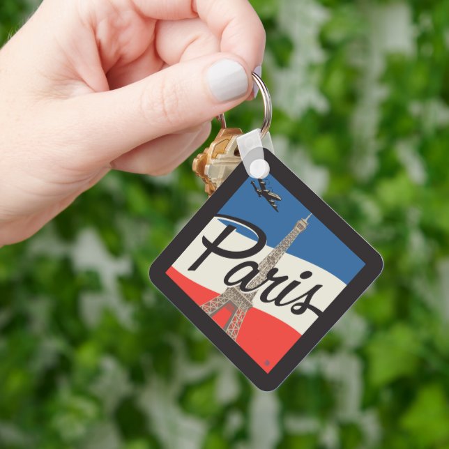 Porte-clés Paris France | Tour Eiffel (main)