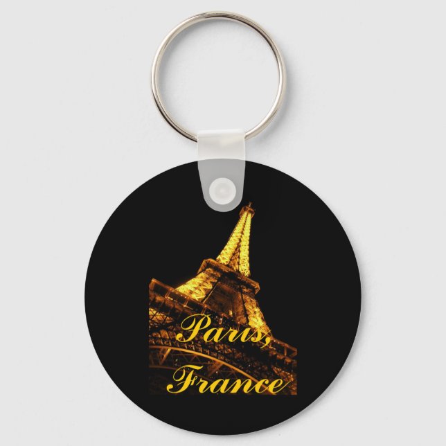 Porte-clés Paris, France, Tour Eiffel, Porte - clé (Recto)