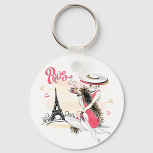 Porte-clés Paris, Mode & Café