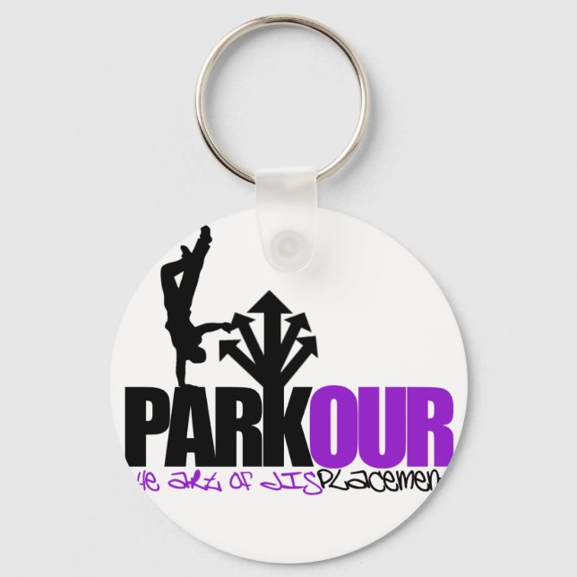 Porte-clés Parkour (Recto)