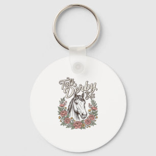 Porte-clés Parle Derby à Moi Fleur Cheval Vintage Chemise_1