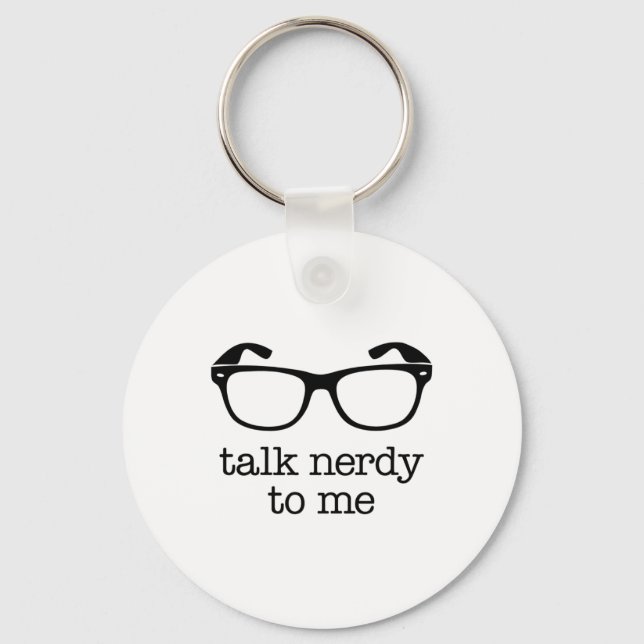 Porte-clés Parle Nerdy (Recto)