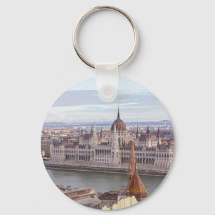 Porte-clés Parlement hongrois Budapest par jour