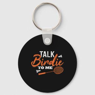 Porte-clés Parlez Oiseau À Moi Navette Raquette Badminton