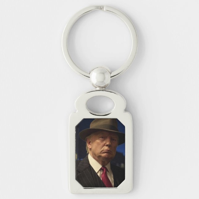 Porte-clés Parrain de l'Amérique Don J. Trump (Devant)