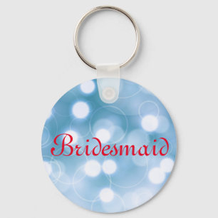 Porte-clés Parties scintillant Bleue Porte - clé de la femme