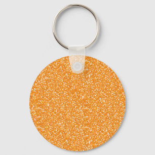 Porte-clés parties scintillant cool tonique orange vif