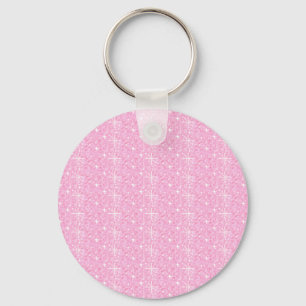 Porte-clés Parties scintillant rose bébé porte - clé