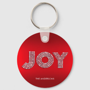 Porte-clés Parties scintillant Sparkle Diamond Christmas JOY