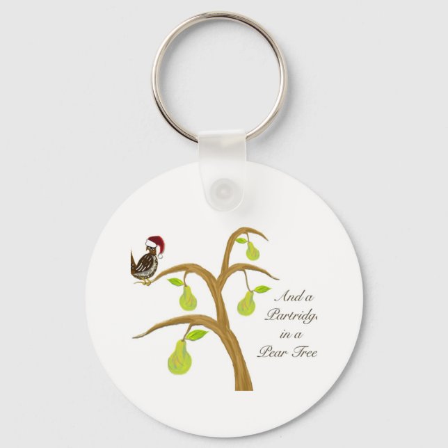 Porte-clés Partrium + Arbre à poires (Recto)
