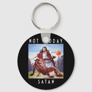 Porte-clés Pas Aujourd'Hui Satan Jesus Vs Satan À Bysketbyll