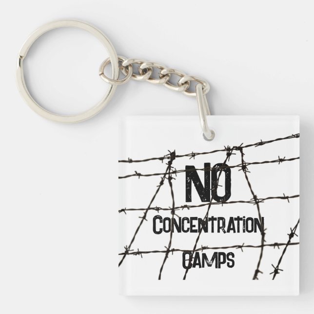 Porte-clés Pas de camps de concentration (Devant)