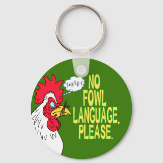 Porte-clés Pas de langue Fowl
