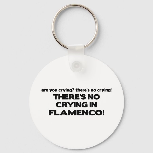 Porte-clés Pas de pleure - Flamenco (Recto)