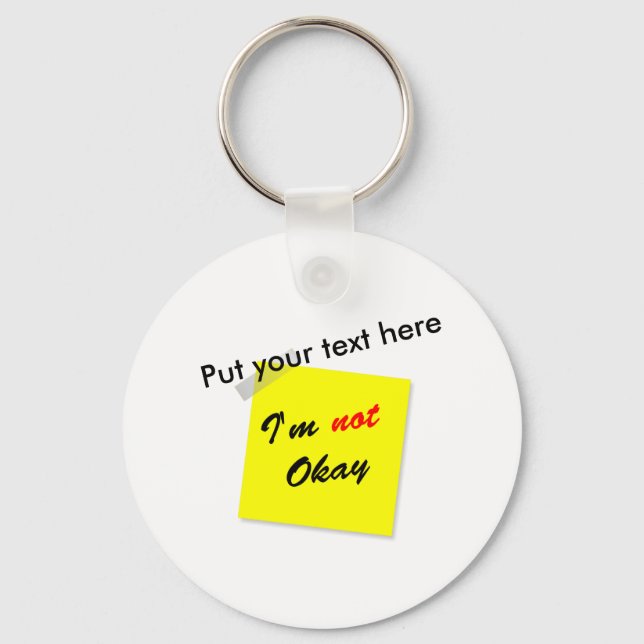 Porte-clés Pas OK (Recto)