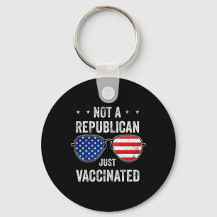 Porte-clés Pas républicain, juste vacciné Af Pro vaccin Vacci