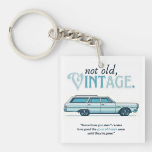 Porte-clés Pas vieux, Vintage (StationWagons)