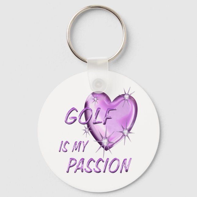 PORTE-CLÉS PASSION DE GOLF (Recto)