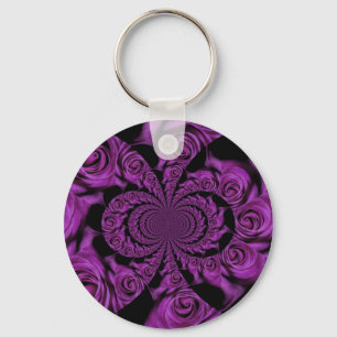 Porte-clés Passion violette : Royal Romance Roses