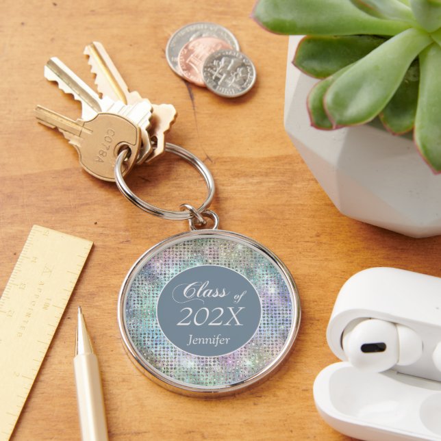 Porte-clés Pastel Colours Star Shimmer Porte - clé de graduat (Bureau)